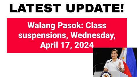 walang pasok april 11 2024